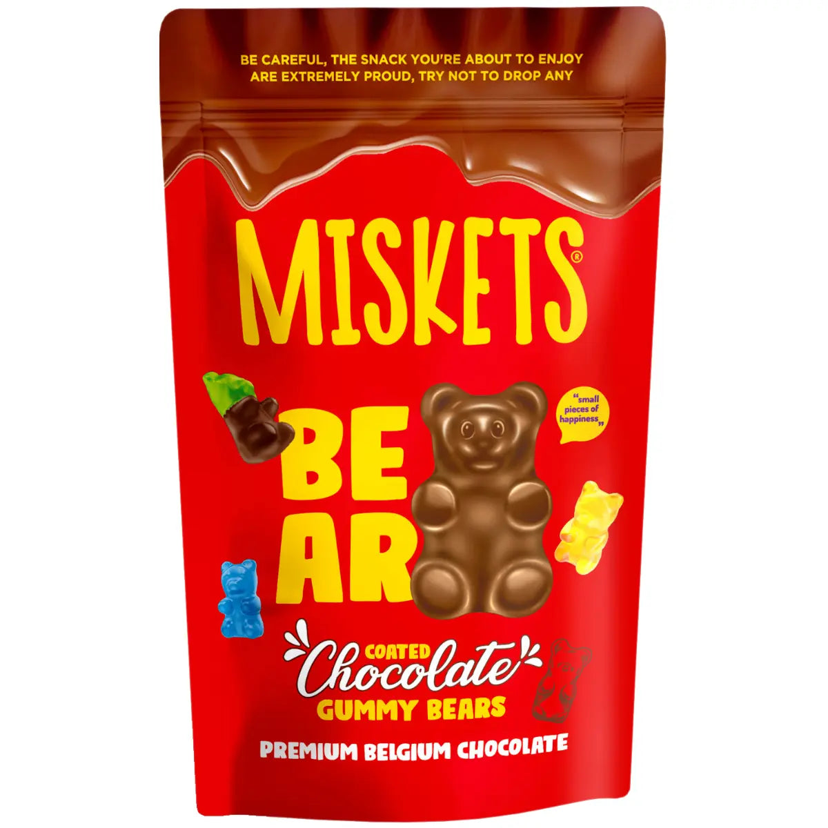 Coated Chocolate Bear Milk Chocolate Premium Belgium Chocolate 120g (MISKETS)
