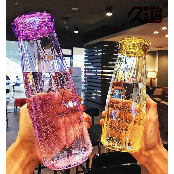 Diamond Glass Water Cup 500ml