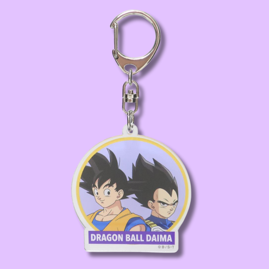 Acrylic Keychain Son Goku & Vegeta 5.5cm (SMALL PLANET)