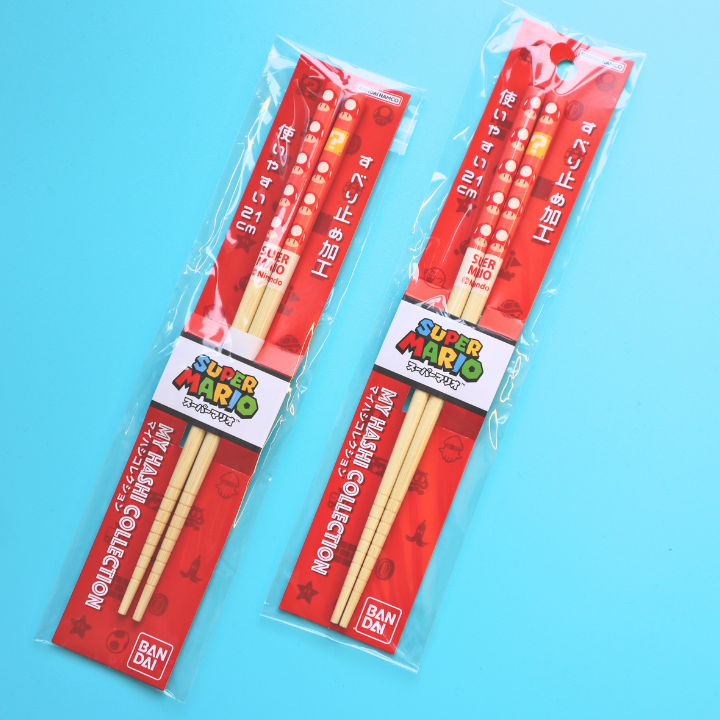 Japansk Spisepinner Super Mario Mushroom 21cm (BANDAI)