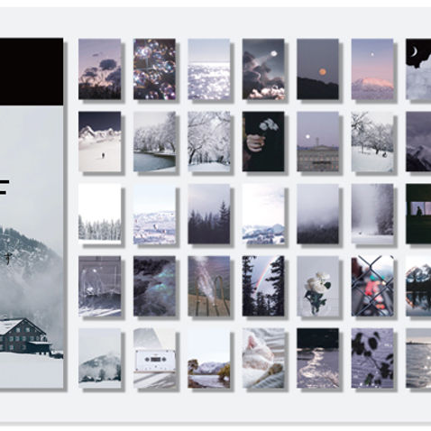 50Pattern Mini Stickers Scrapbooking BUJO 1-