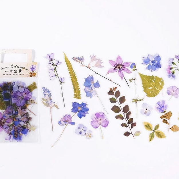 BUJO Deco Flower Stickers