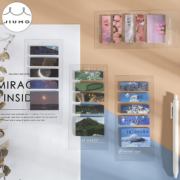 BUJO Landscape Decorative Sticky Notes