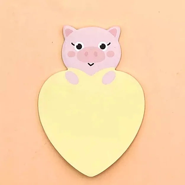 Sticky Notes Animal Heart