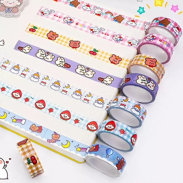 Kawaii Character Washi Tape Masking Tape
