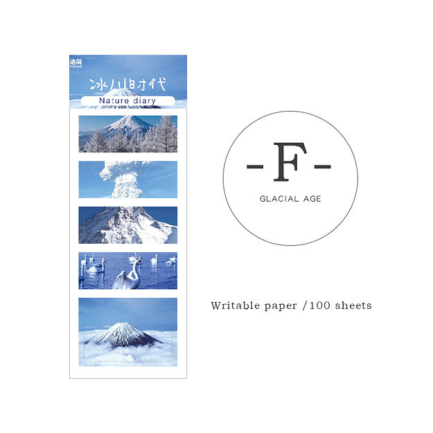 BUJO Landscape Decorative Sticky Notes