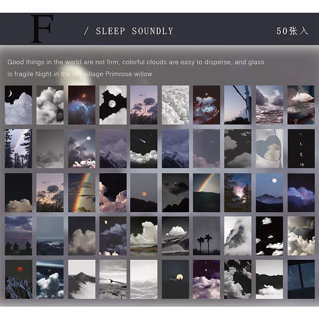 50Pattern Mini Stickers Scrapbooking BUJO 29-