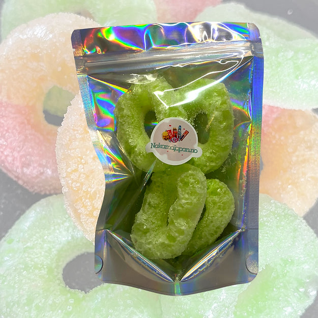 Freeze Dried Apple/ Peach Rings 4stk