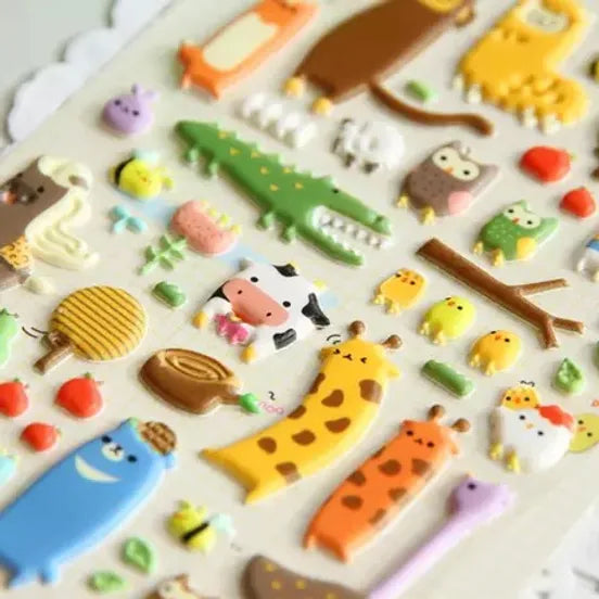 3D Sticker Sheet Animal Farm