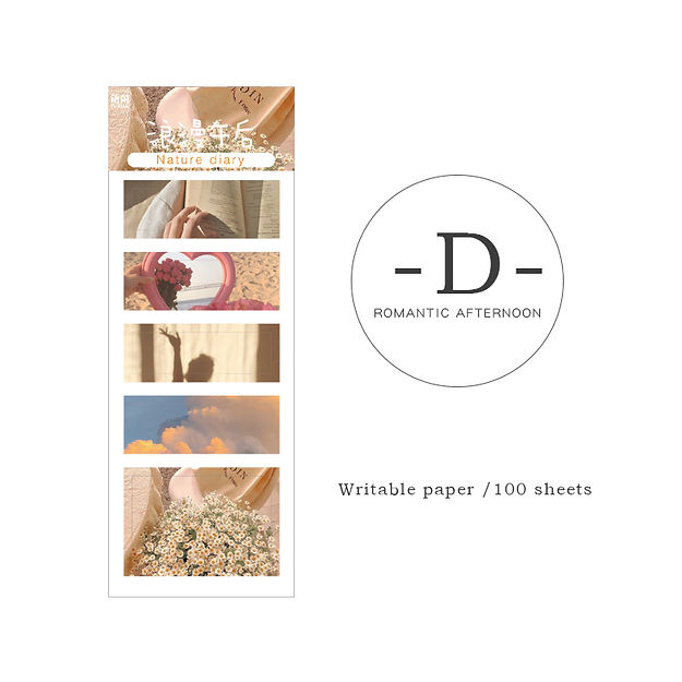 BUJO Landscape Decorative Sticky Notes