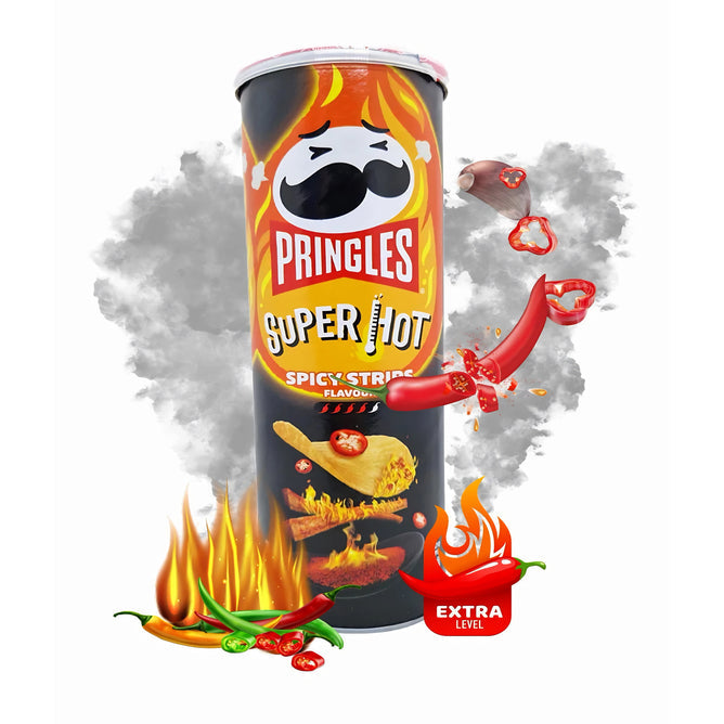 Pringles Super Hot Spicy Strips 110g