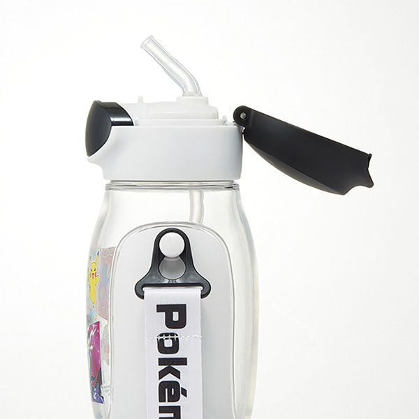 Pokemon One Push Straw Water Bottle 530ml (SKATER)
