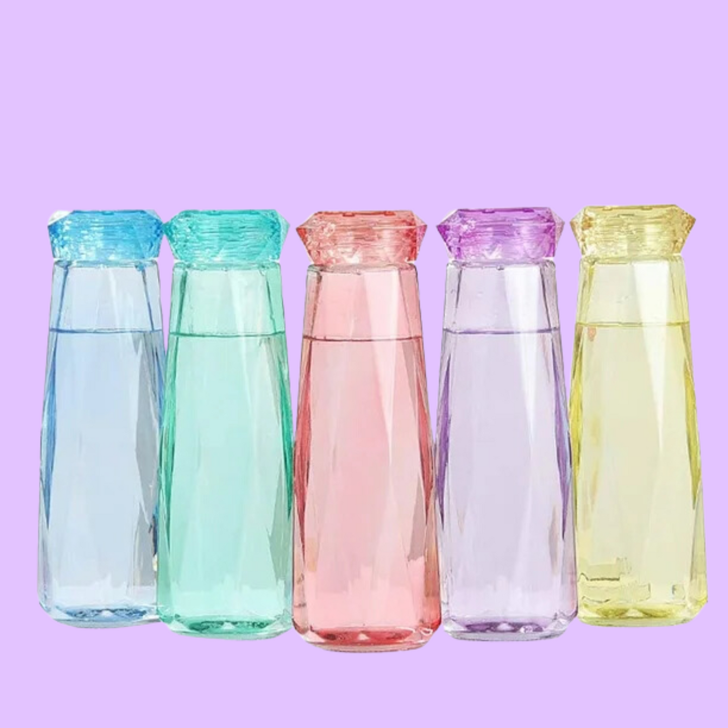 Diamond Glass Water Cup 500ml