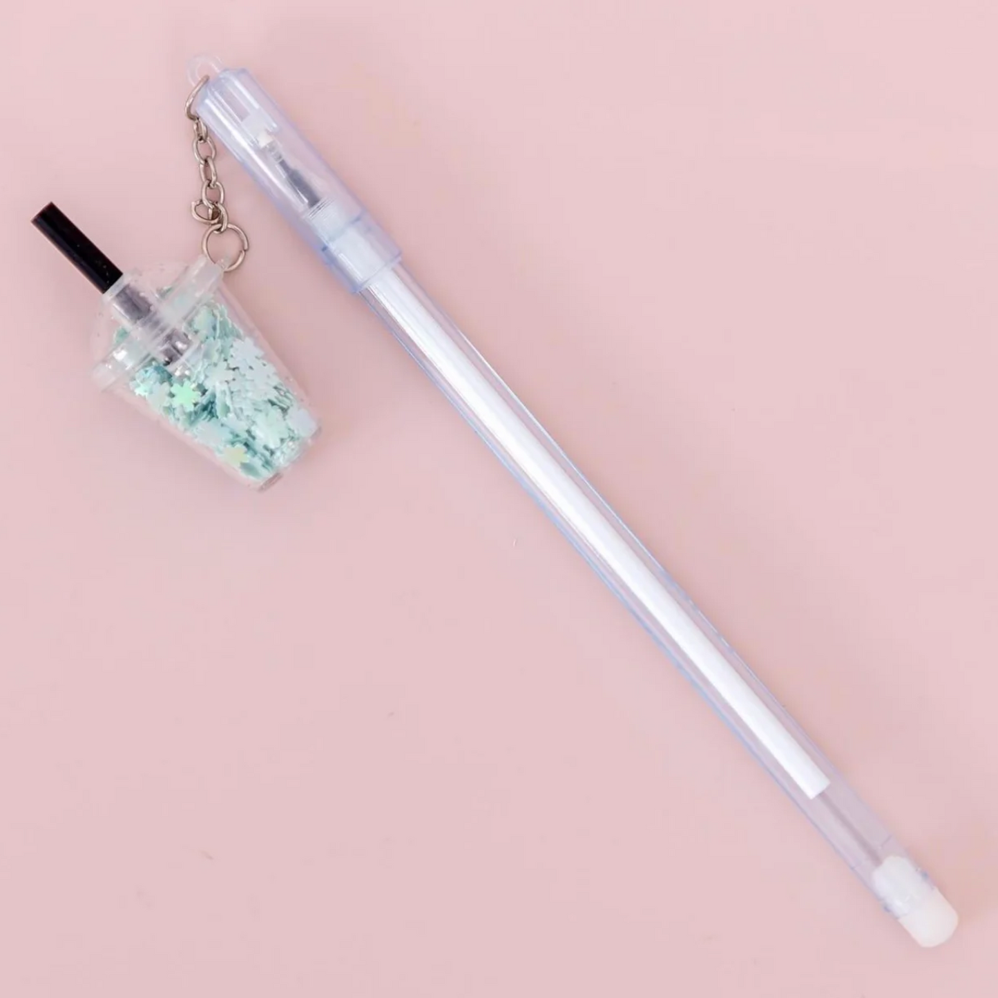 Gelpen 0.5mm w/Drink Confetti Pendant