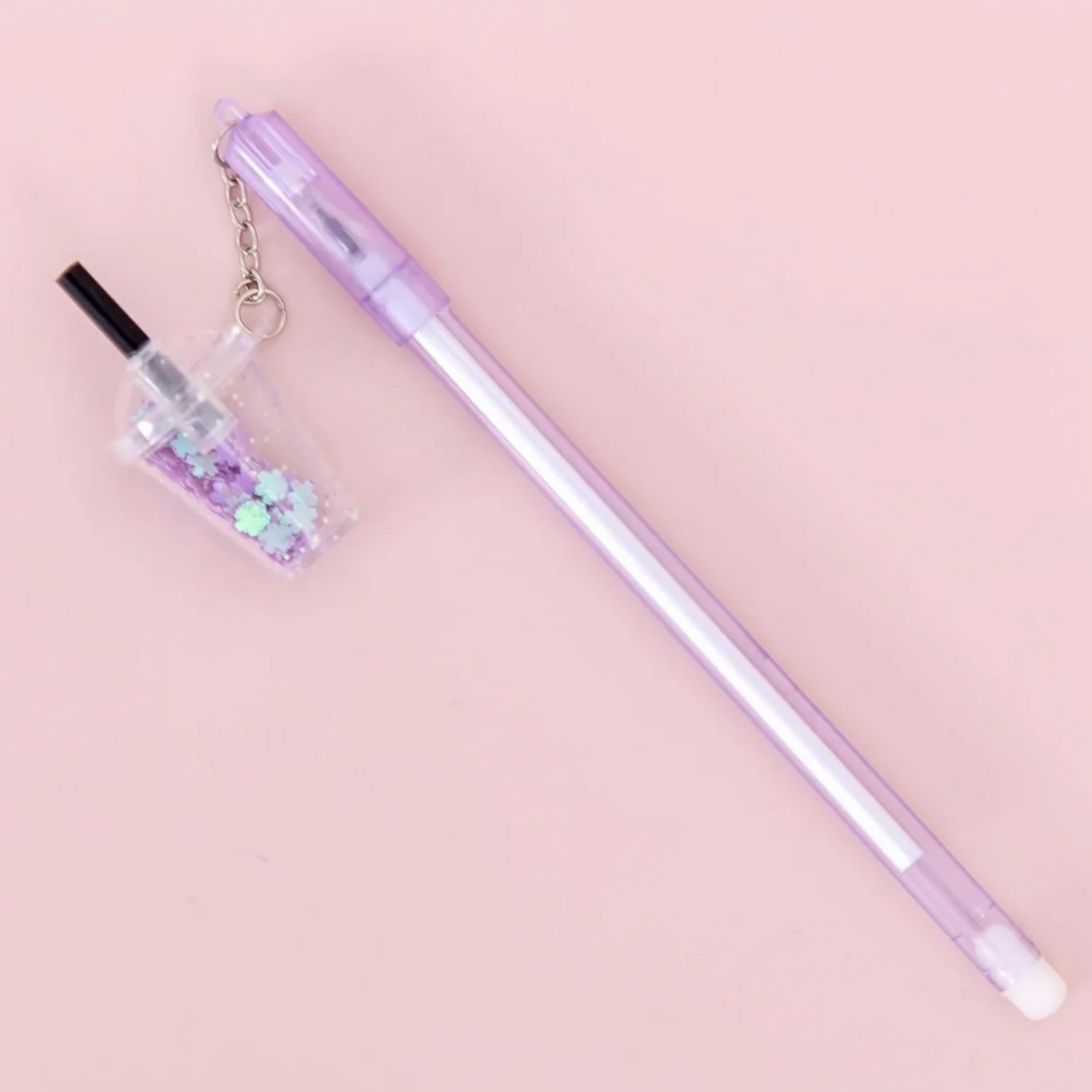 Gelpen 0.5mm w/Drink Confetti Pendant