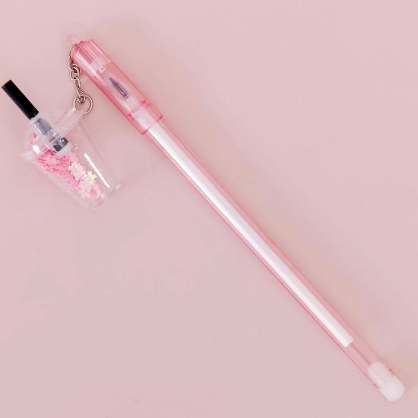 Gelpen 0.5mm w/Drink Confetti Pendant