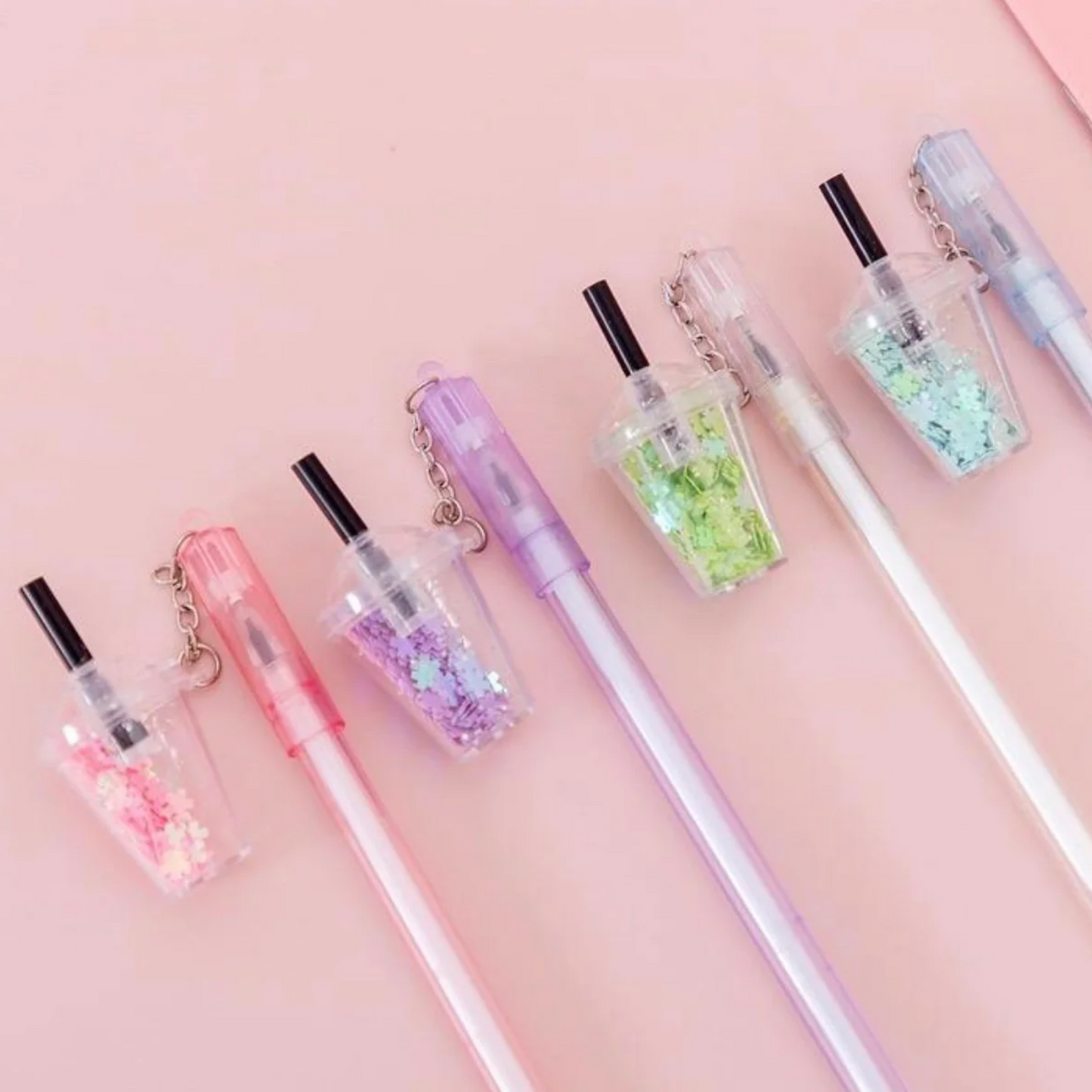 Gelpen 0.5mm w/Drink Confetti Pendant