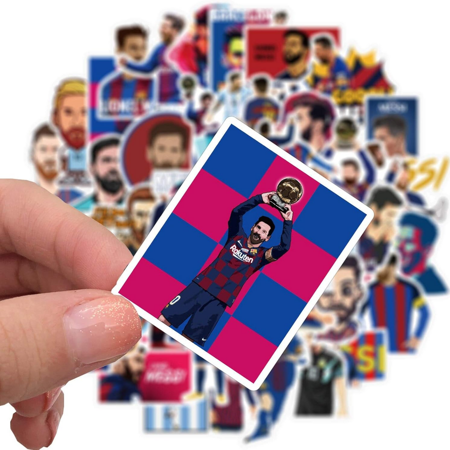 Sticker Flakes Lionel Messi