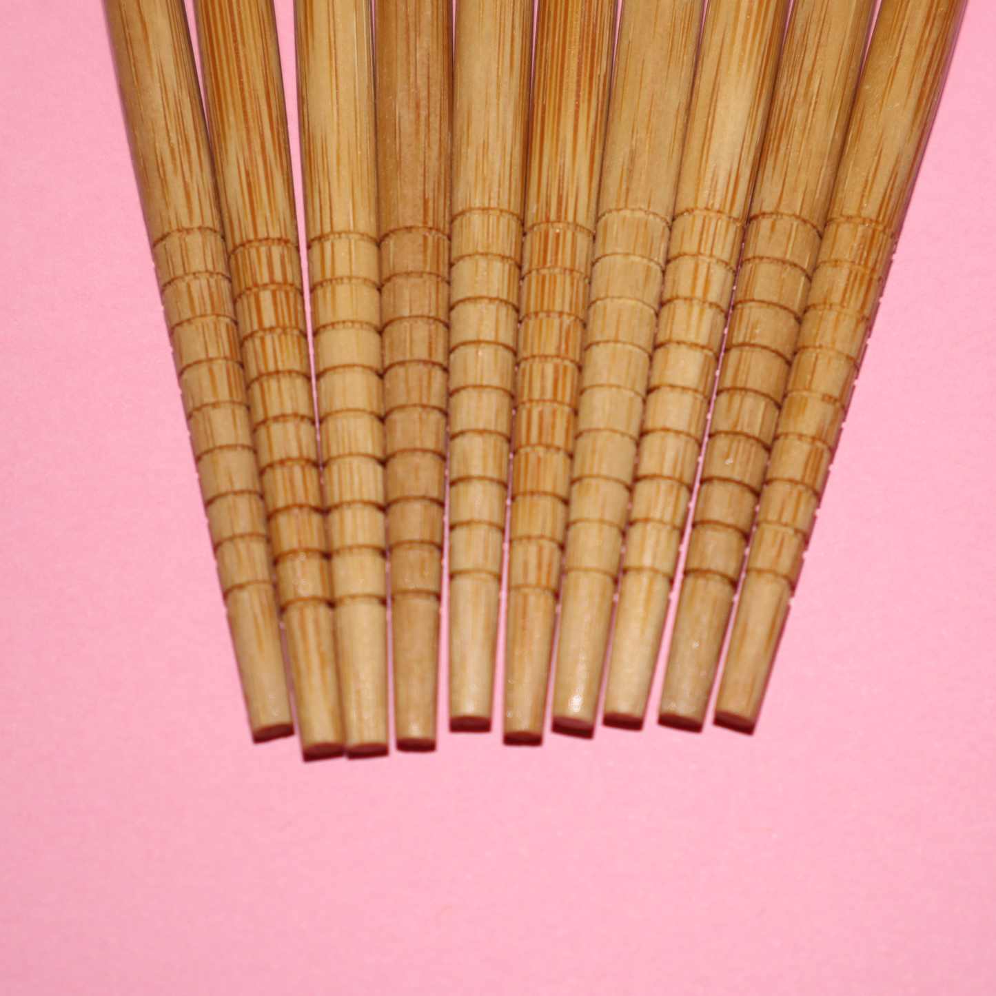 Japanske Bambus Spisepinner 5P Plomme
