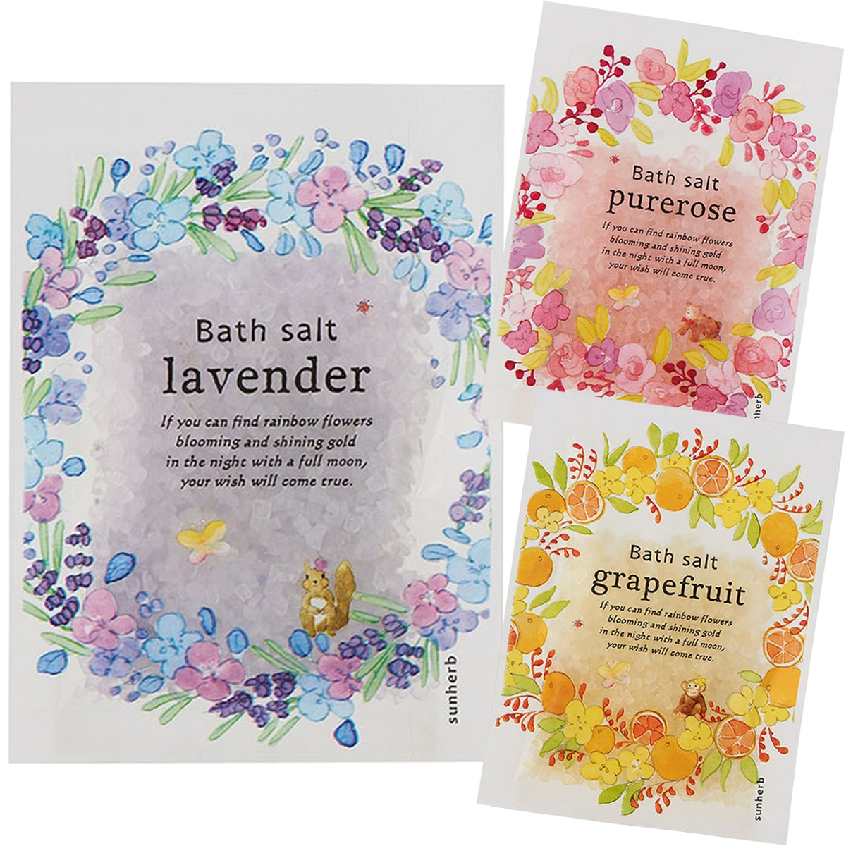 Sunherb Bath Salt Grapefruit 35g