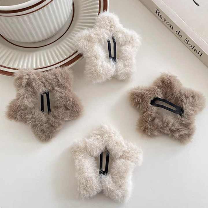 Hårspenne Fluffy Star