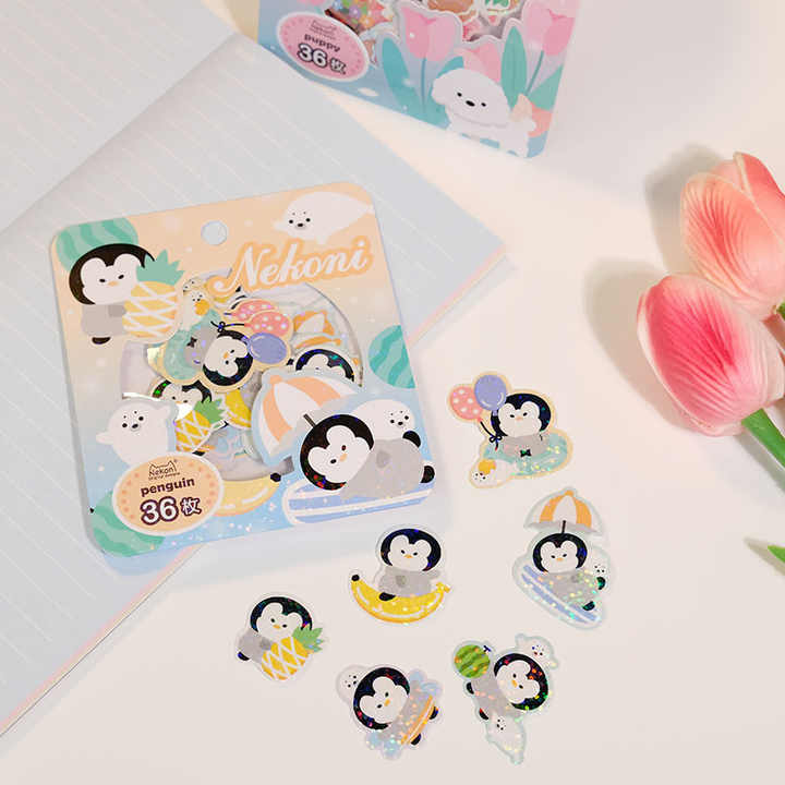 Flak Klistremerke Animal Friends (NEKONI)