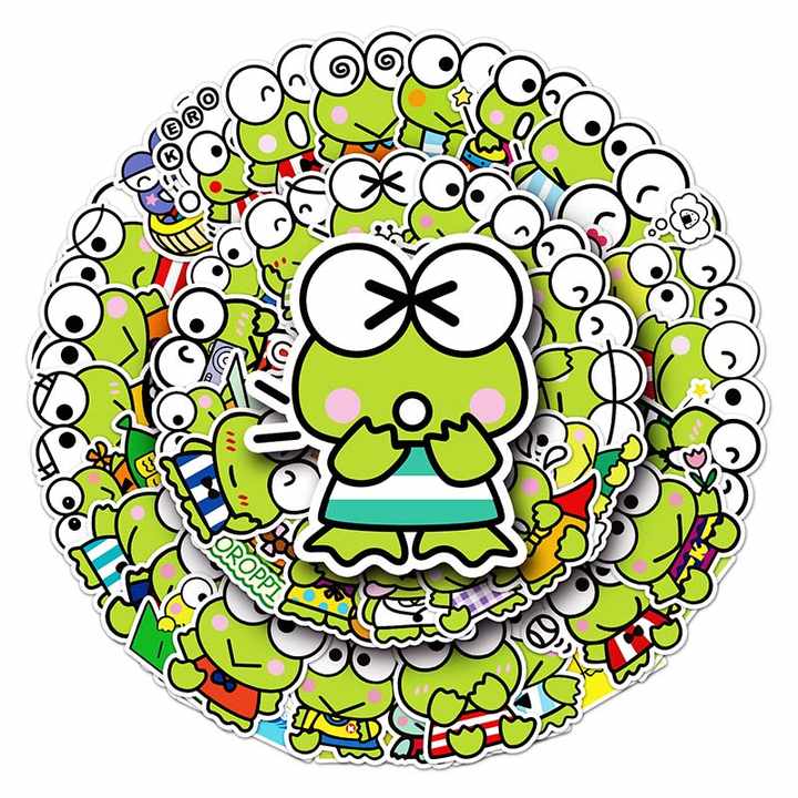 Sticker Flakes Kero Kero Keroppi Sanrio