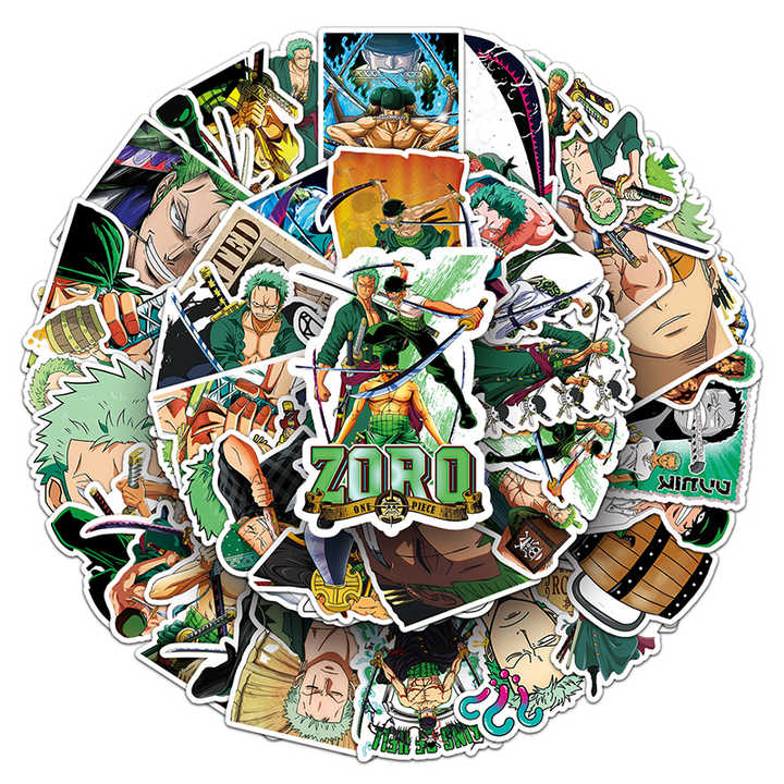 Sticker Flakes Zoro One Piece