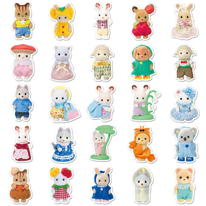 Sticker Flakes Sylvanian Families