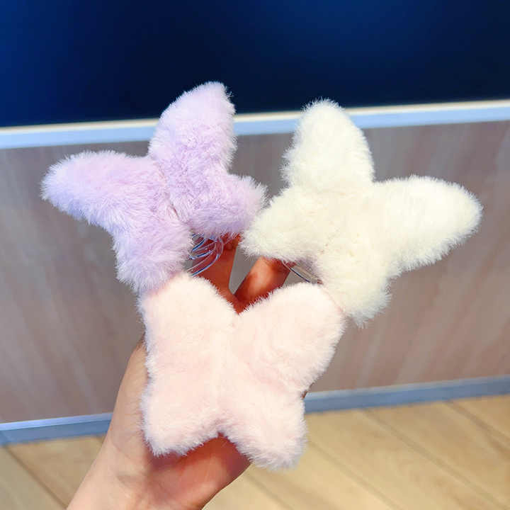 Hårklype Fluffy Butterfly