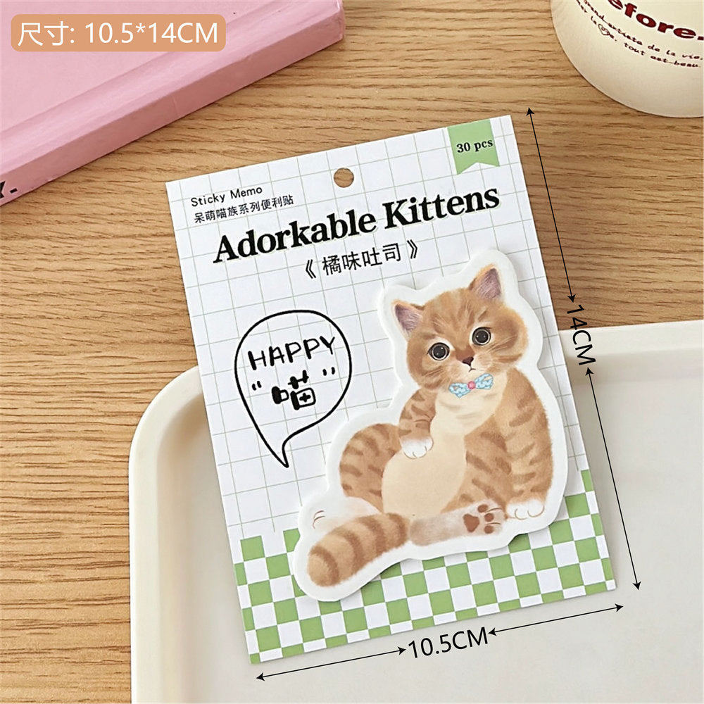 Sticky Notes Adorable Kittens 30-ark