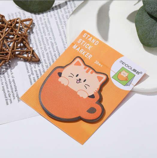Sticky Notes Cute Cup Cat 30-ark