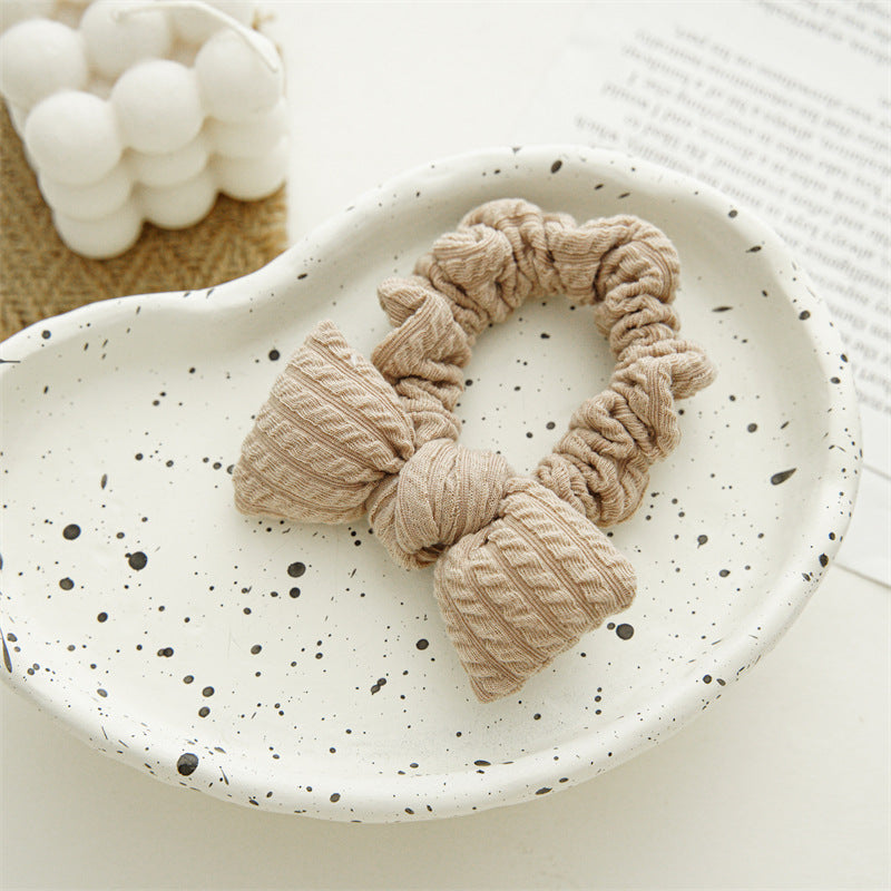 Scrunchie Kordfløyel m/Sløyfe 8cm