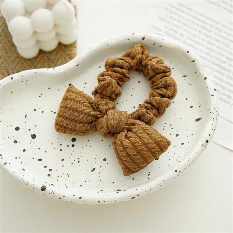 Scrunchie Kordfløyel m/Sløyfe 8cm