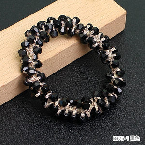 Hårstrikk Crystal Beads 5cm