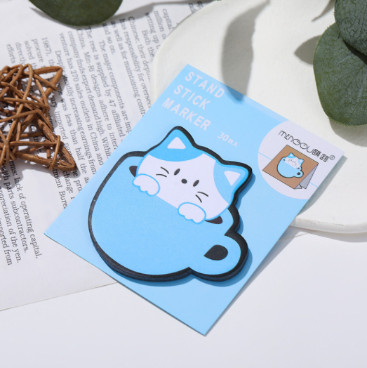 Sticky Notes Cute Cup Cat 30-ark