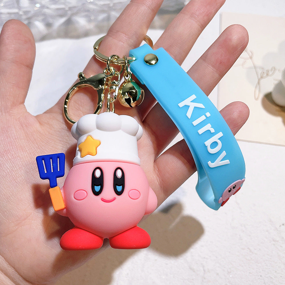 Kirby PVC Figure & Charm Keychain