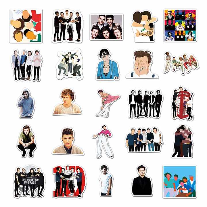 Sticker Flakes One Direction