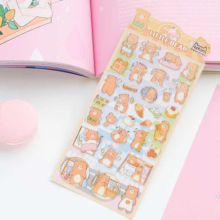 Sticker Sheet Stickers Animals (NEKONI)