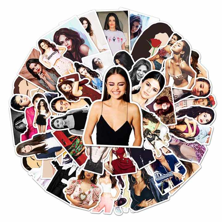 Sticker Flakes Selena Gomez