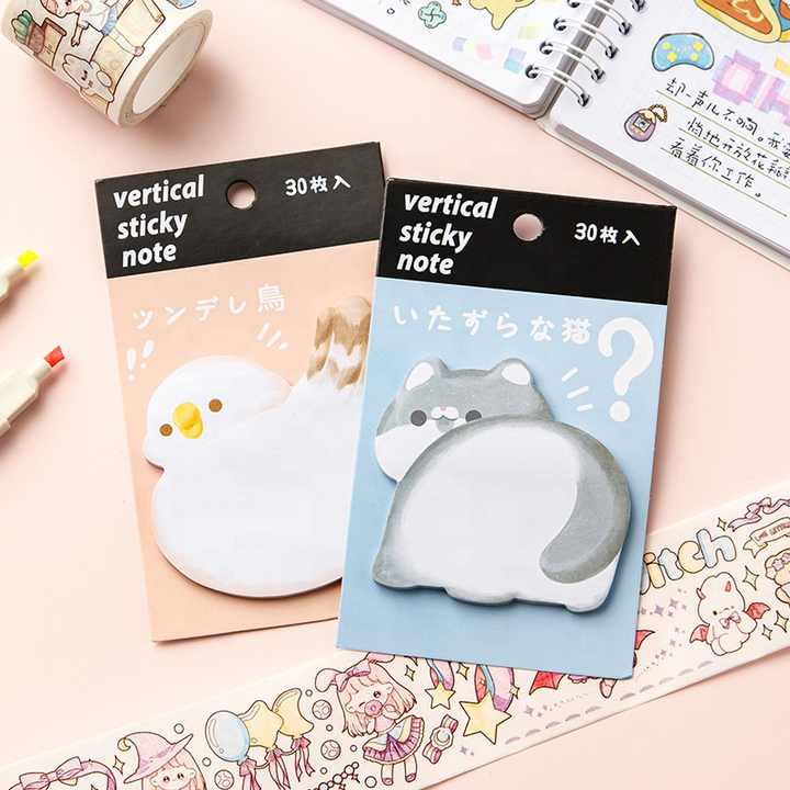 Sticky Notes Adorable Animal Butt 30-ark