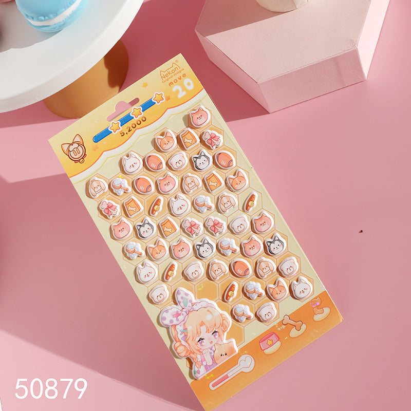 Sticker Sheet Stickers 3D Mini Puffy (NEKONI)