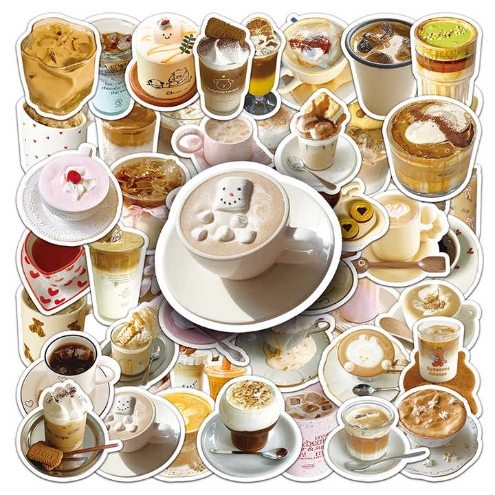 Sticker Flakes Hot Beverage