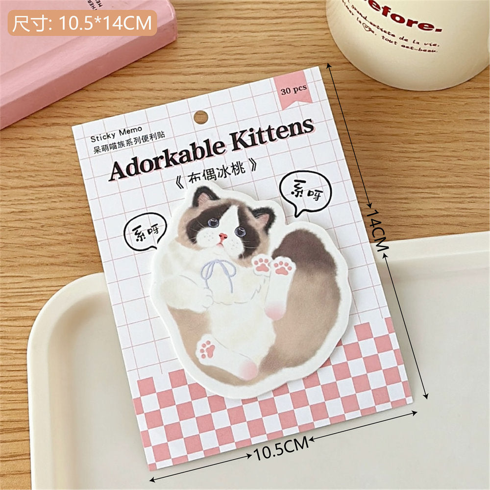 Sticky Notes Adorable Kittens 30-ark