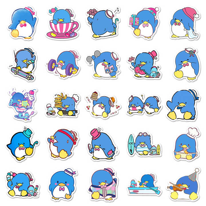 Sticker Flakes Tuxedo Sam