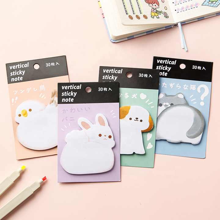 Sticky Notes Adorable Animal Butt 30-ark