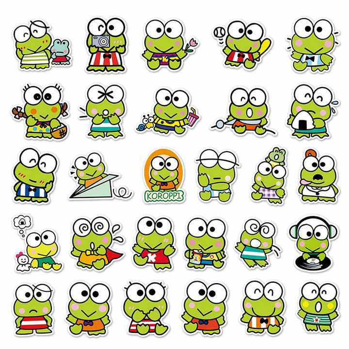 Sticker Flakes Kero Kero Keroppi Sanrio