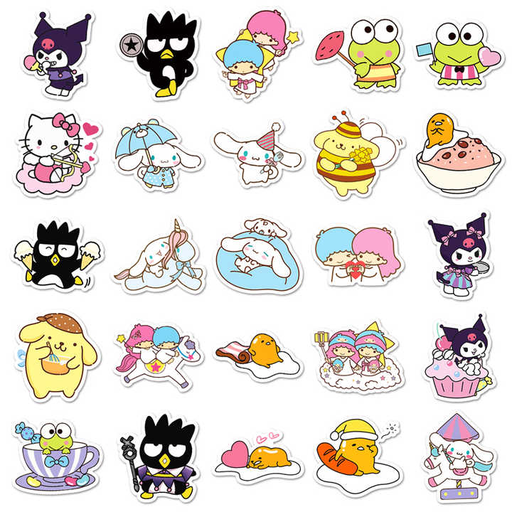 Sticker Flakes Sanrio Friends