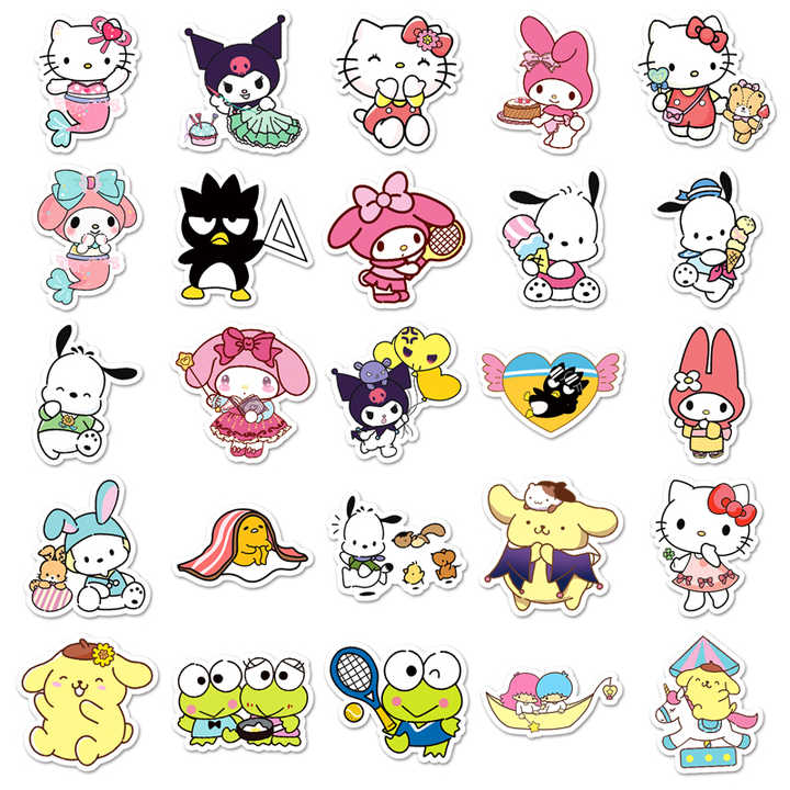 Sticker Flakes Sanrio Friends