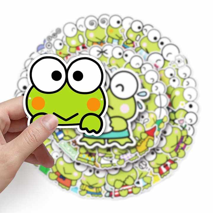 Sticker Flakes Kero Kero Keroppi Sanrio